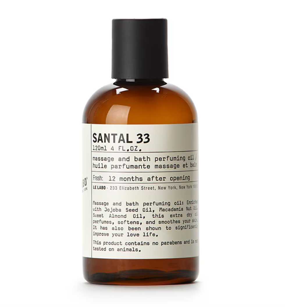 Santal 33 Massage and Bath Perfuming Oil