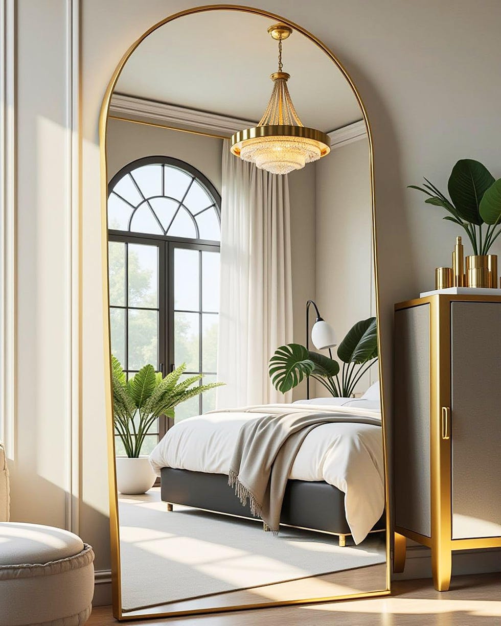 Arched Full-Length Mirror 