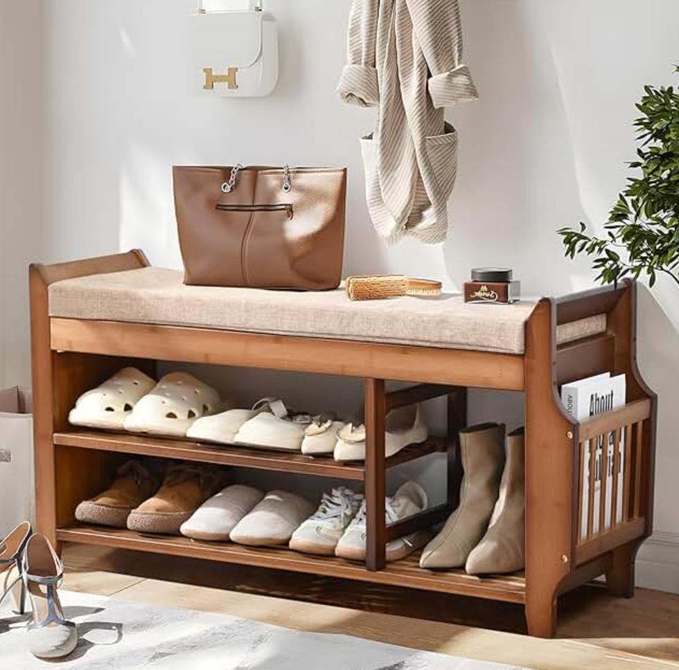 Two-Tier Shoe Bench