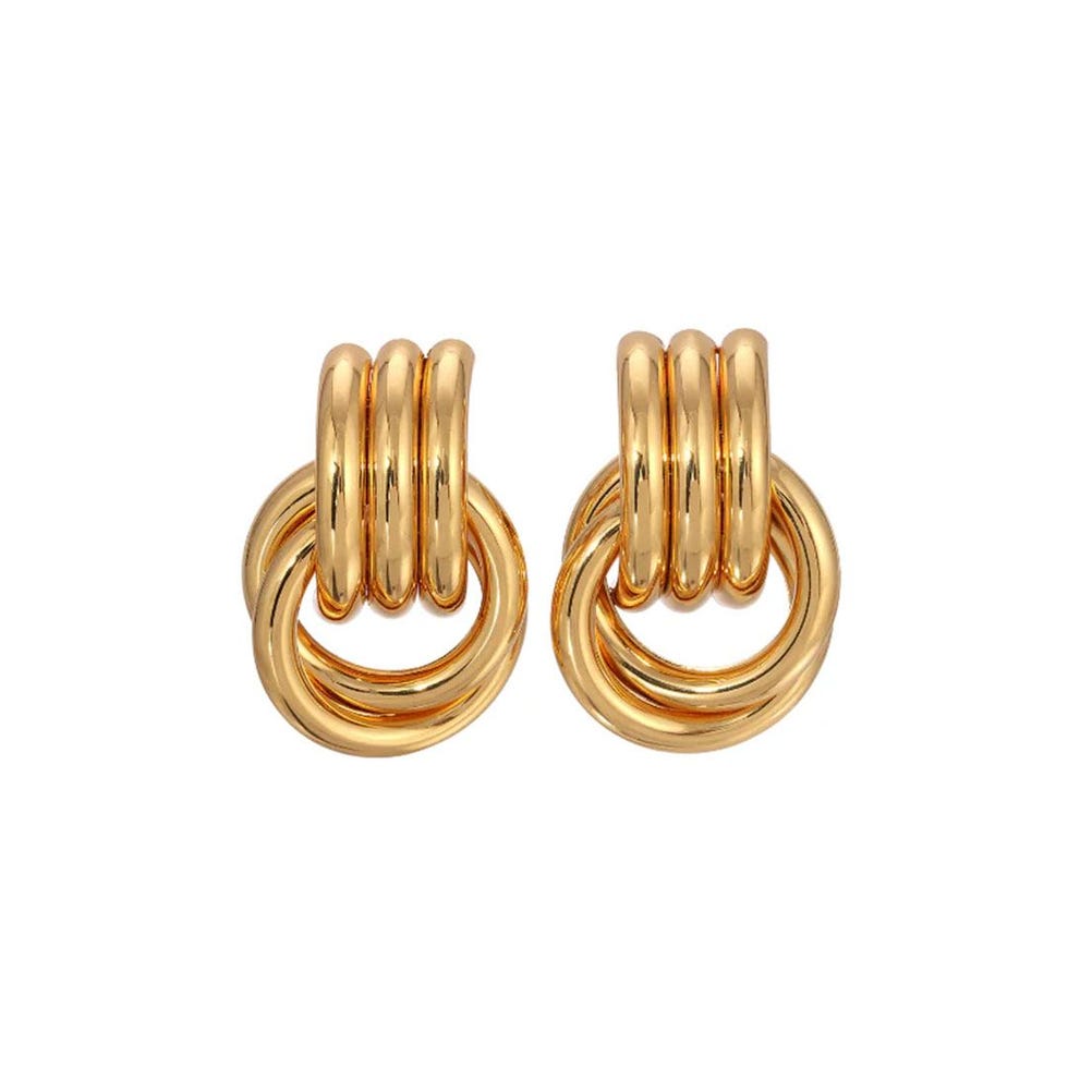 Mini Knot Gold Earrings