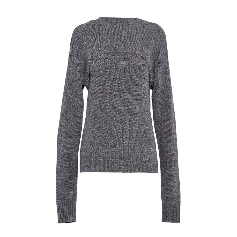 Removable Shrug Cashmere Top