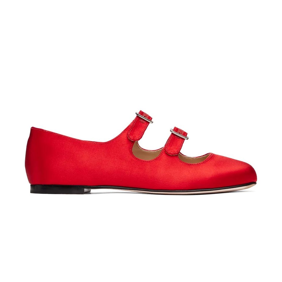 Double Strap Ballerina Flats