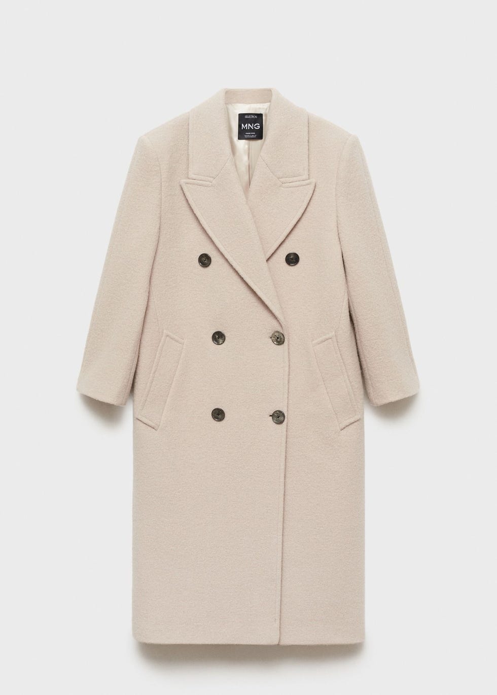 Structured Virgin Wool Coat