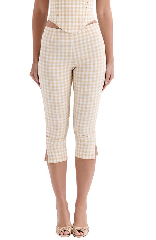 Carella Gingham Capri Pants