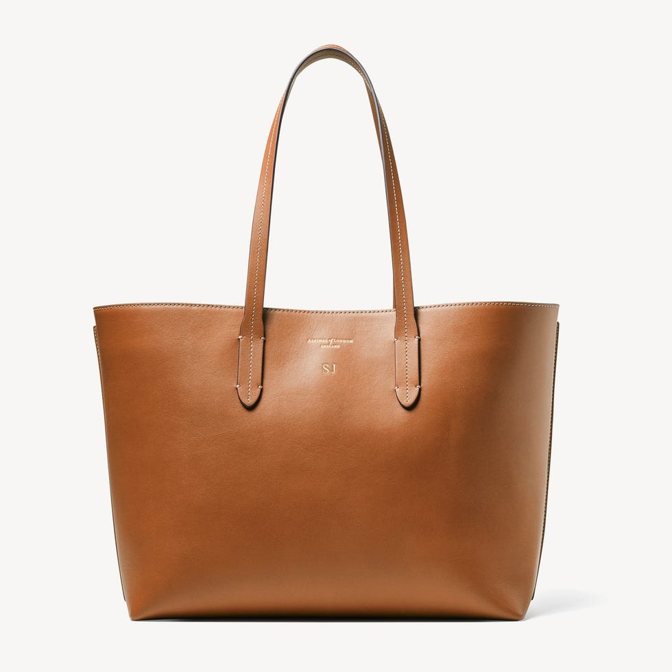 East West Leather Tote Bag