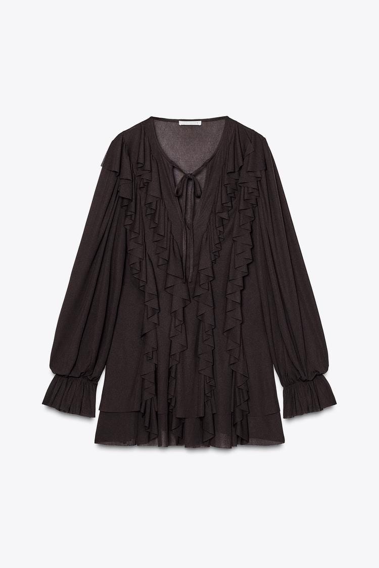 Vestido con volantes