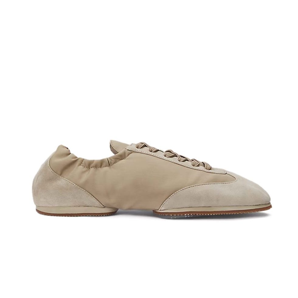 Suede Pony Ballerina Sneaker