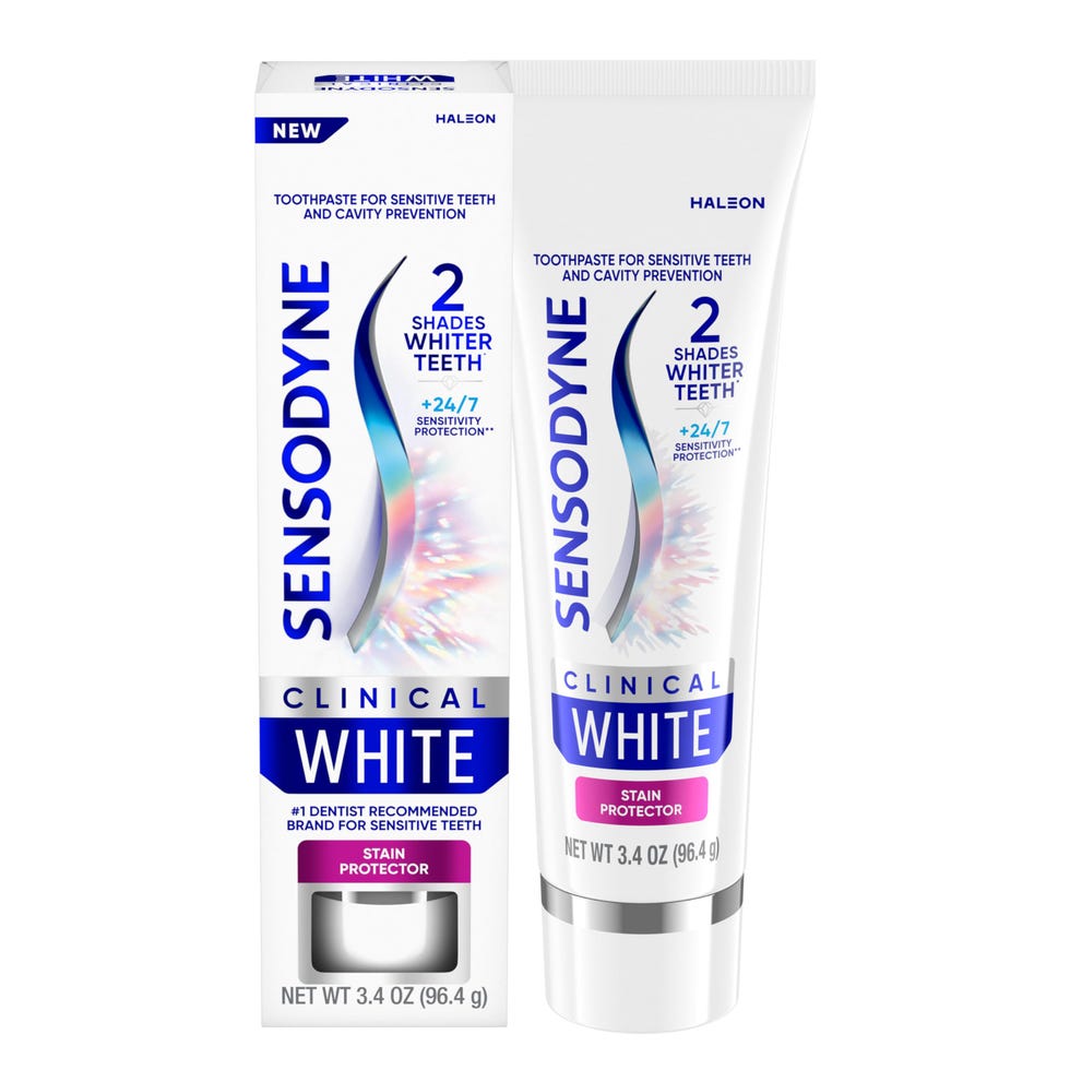 Clinical White Toothpaste Clinically Proven Whitening for Sensitive Teeth