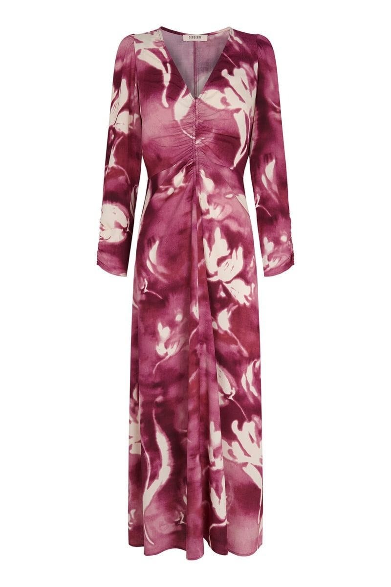 Vestido midi estampado
