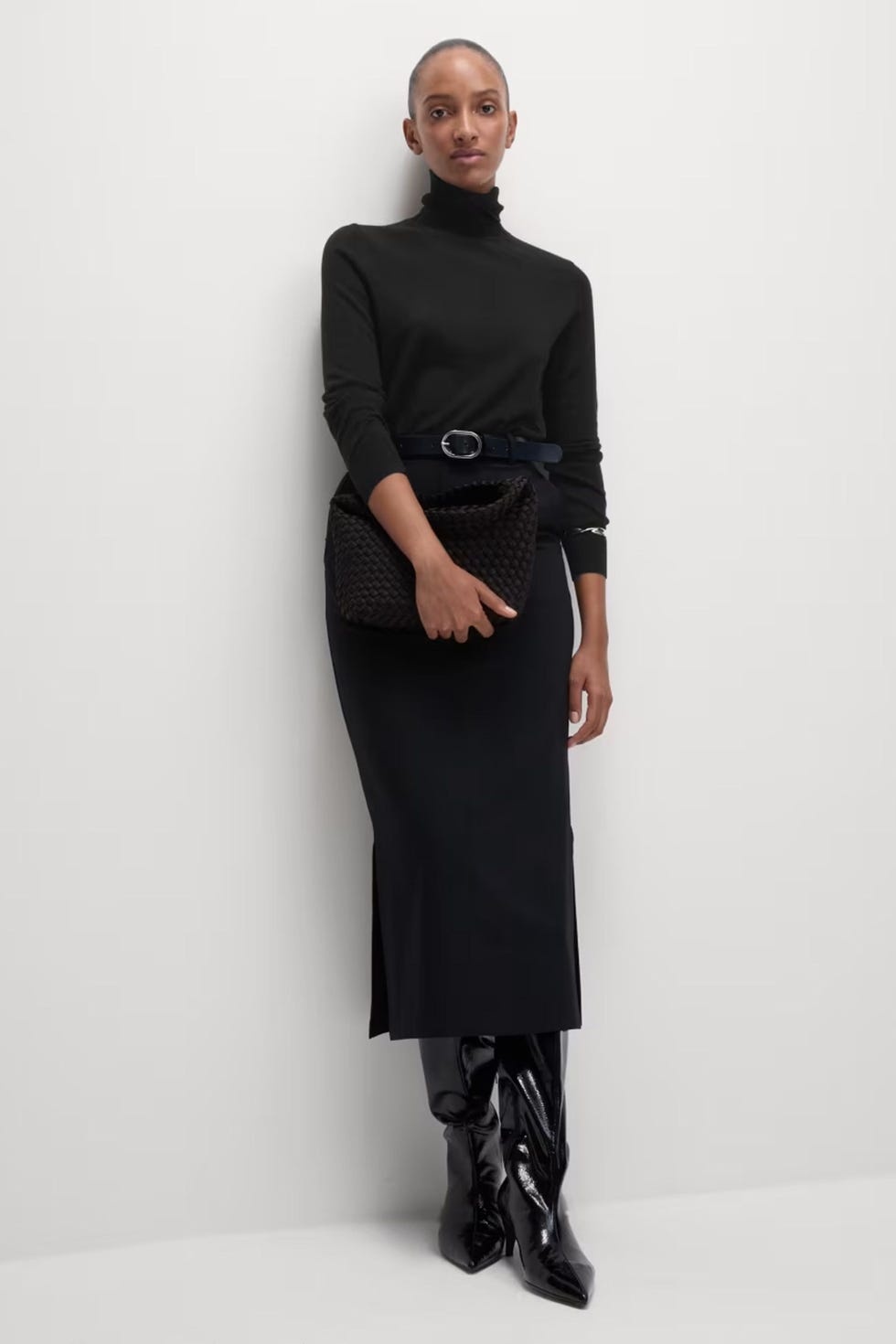 Pure Merino Wool Roll Neck Jumper