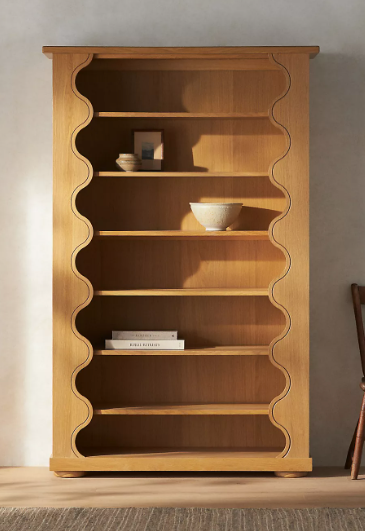 Scalloped Bookcase