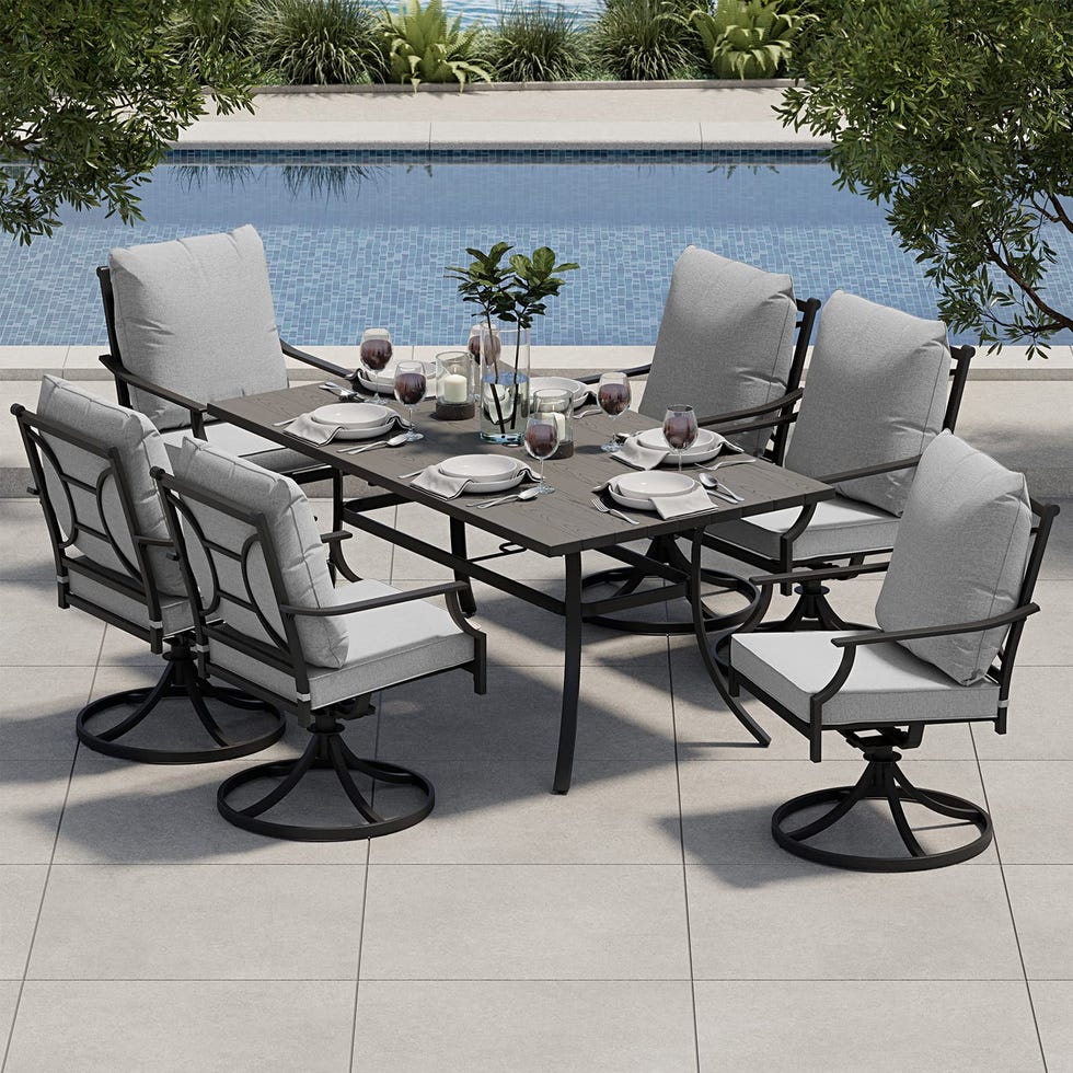 7-Piece Patio Dining Set for 6