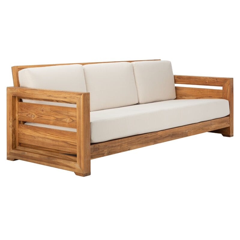 Brailon Brazilian Teak Patio Sofa