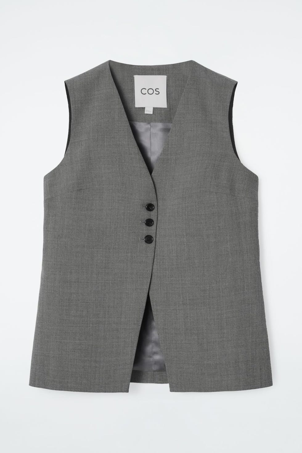 Longline Twill Waistcoat 