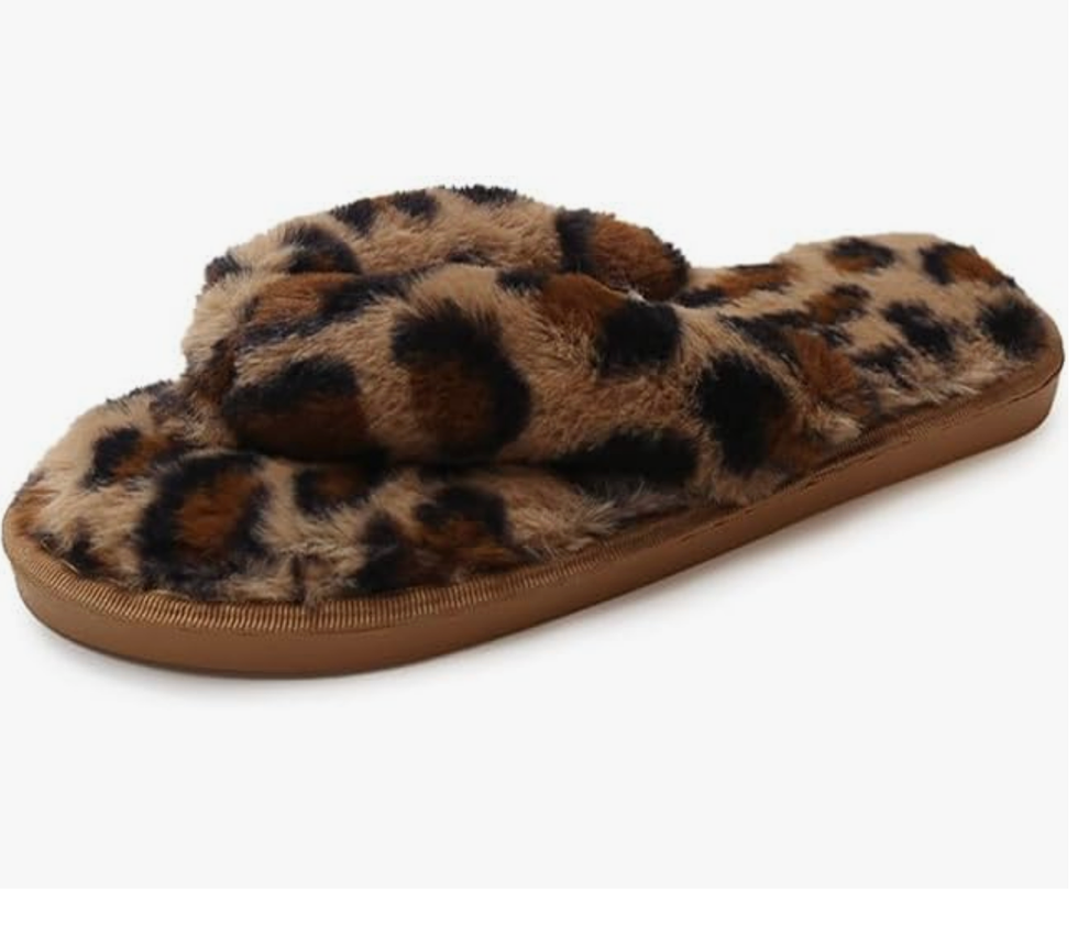 Cozy Leopard Slippers