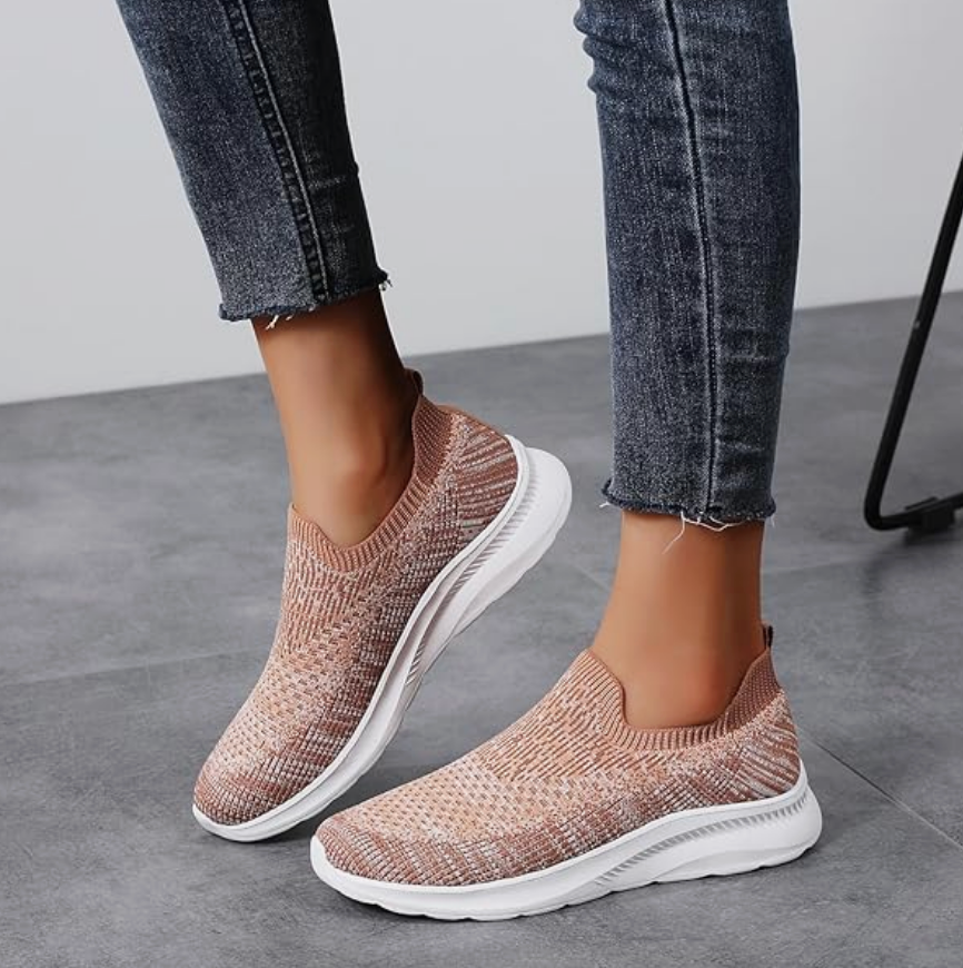 Athletic Slip-On Walking Shoes