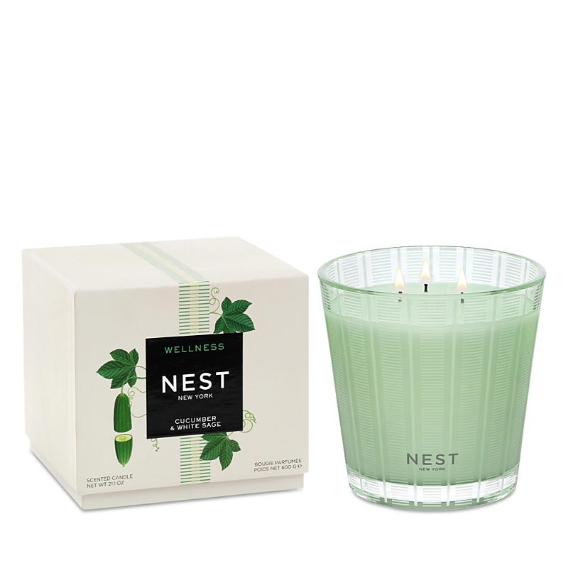 Cucumber & White Sage 3-Wick Candle