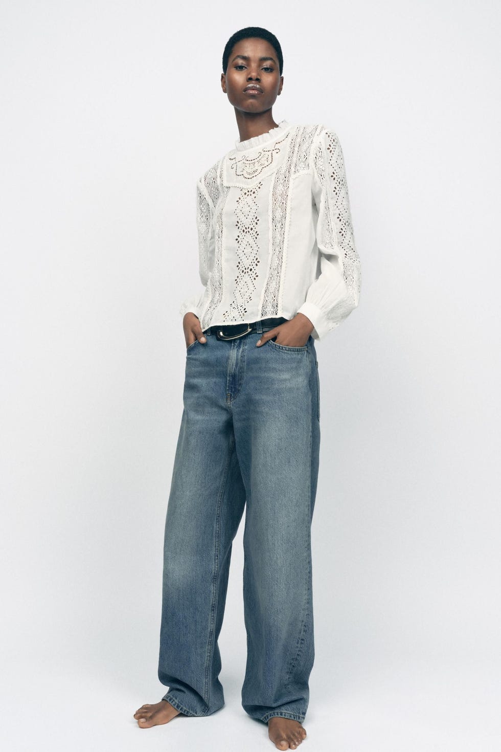 Romantic Embroidered Blouse