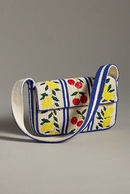 The Fiona Beaded Bag: Floral Edition