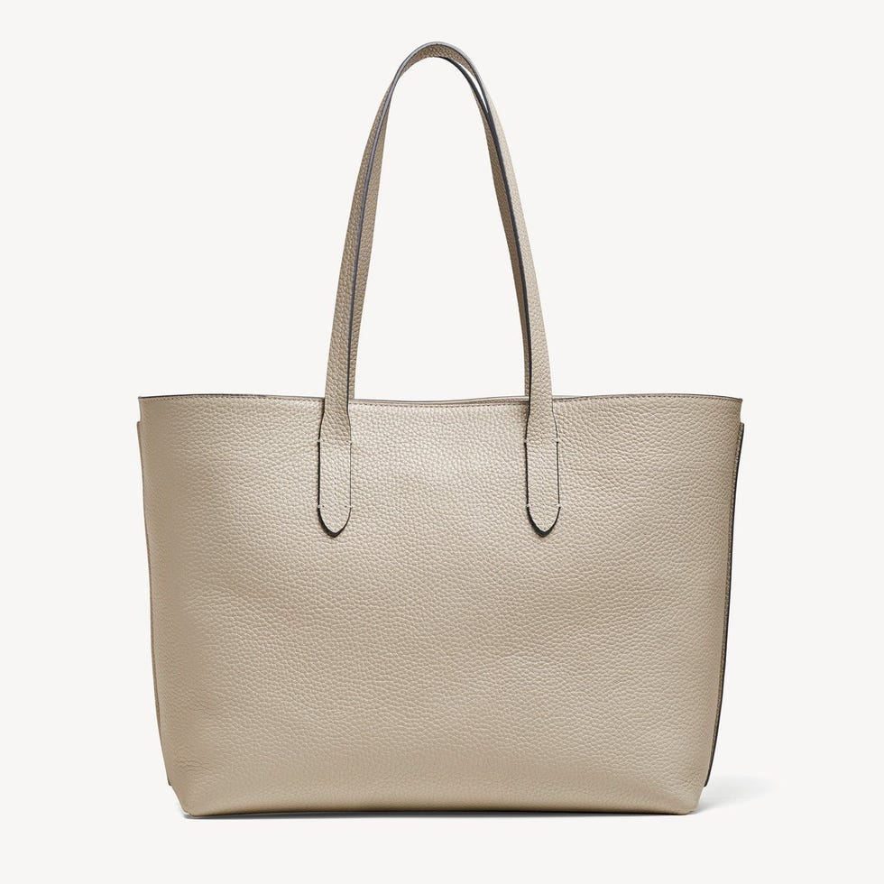 East West Leather Tote Bag