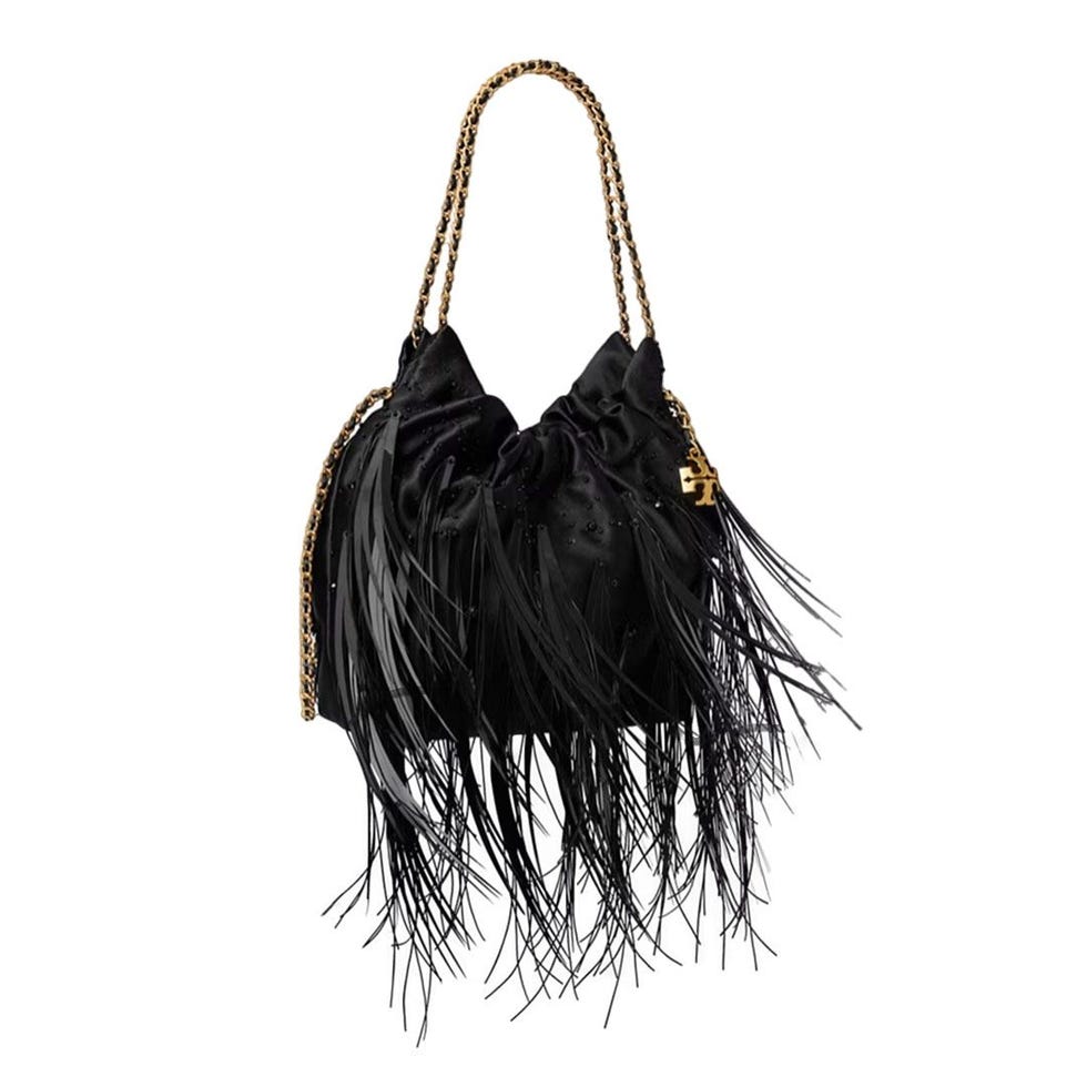 Mini Fleming Feather Hobo Bag