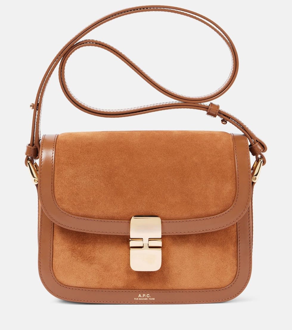 Grace Small Leather And Suede Bag