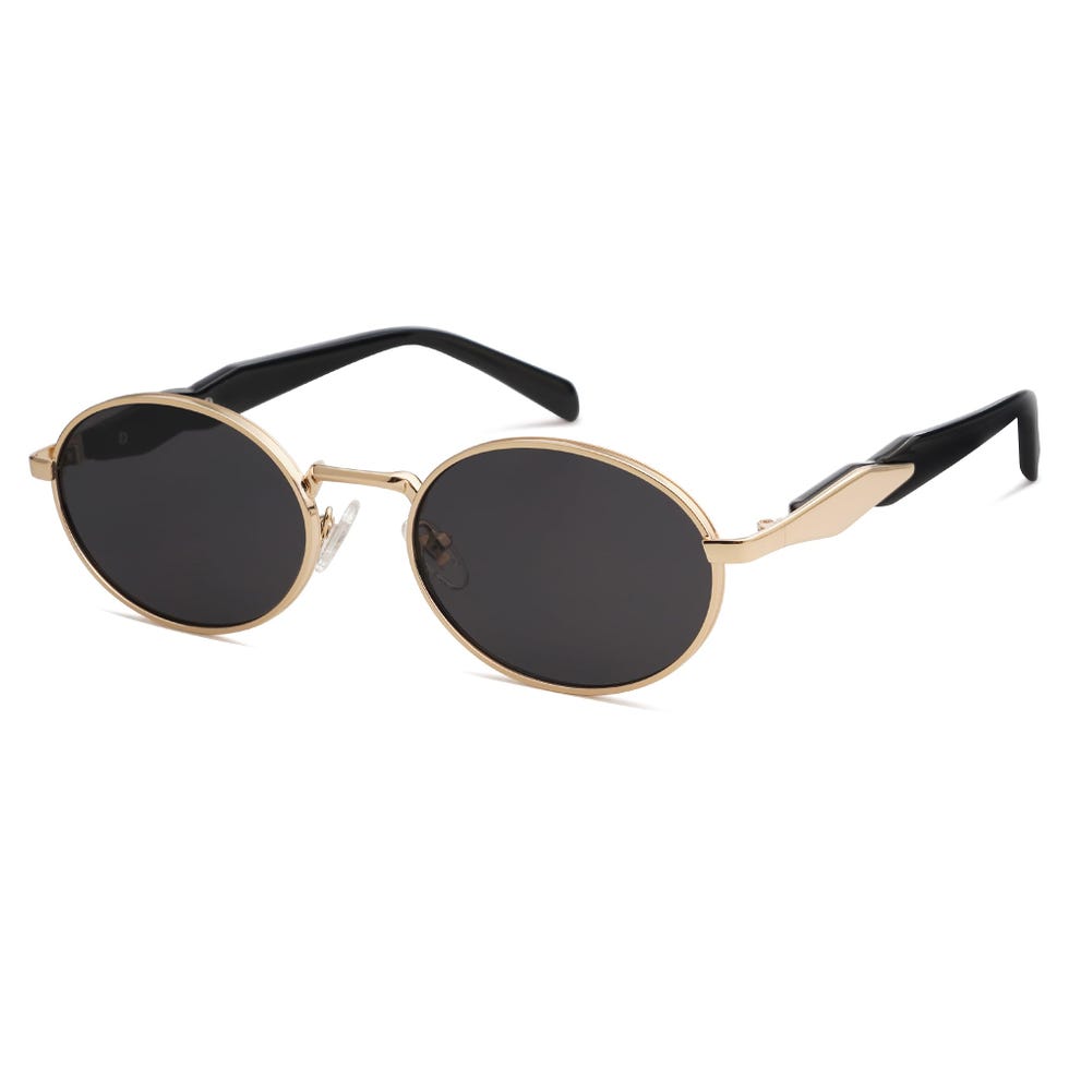SOJOS Gafas de sol vintage ovaladas de metal