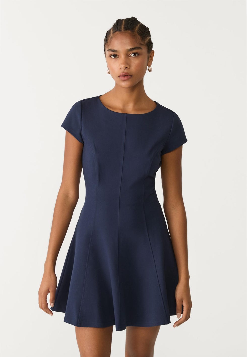 Vestido mini de punto