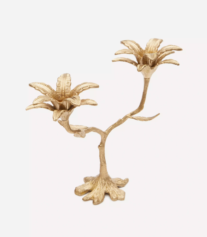 Palash Palm Candlestick Holder