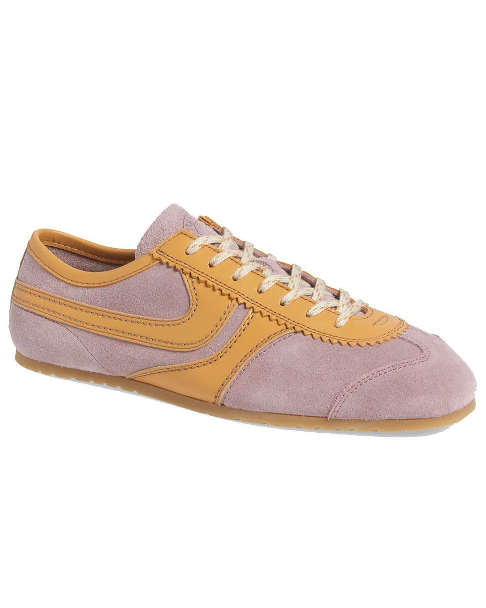 Leather and Suede Sneakers