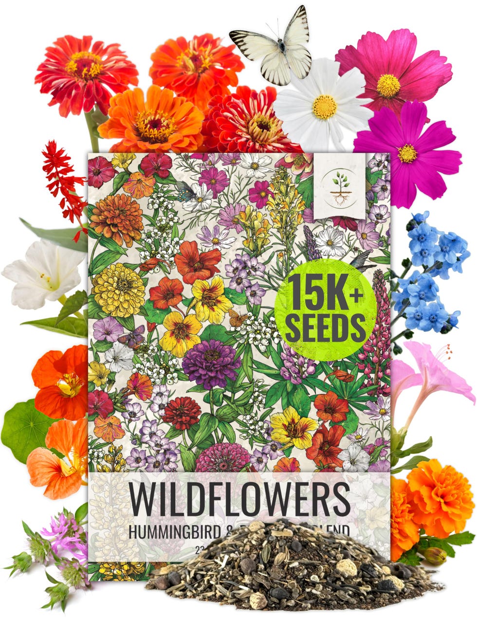 Hummingbird and Butterfly Garden Wildflower Seeds