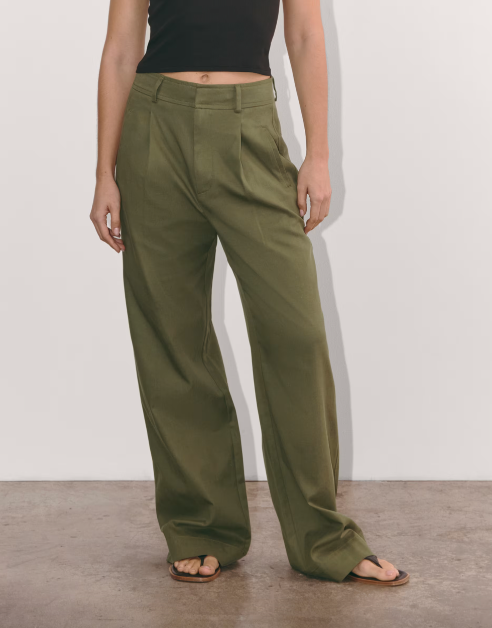 The Draper Pleated Pant in Buttersmooth