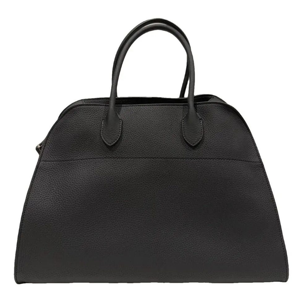 Black Leather Margaux Bag