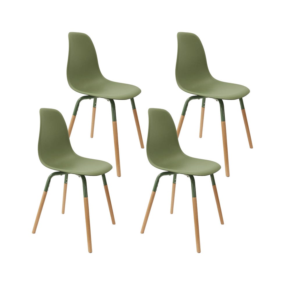Pack de 4 sillas Phenix verde