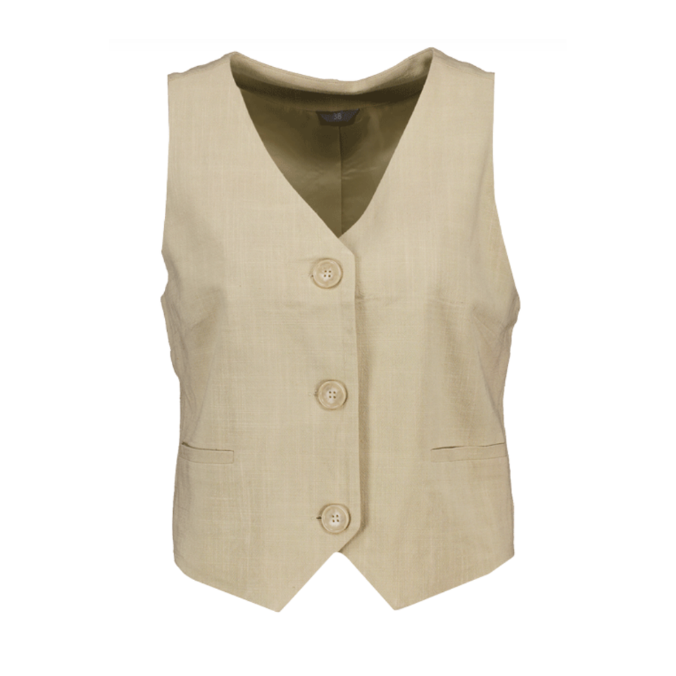 Taupe gilet 