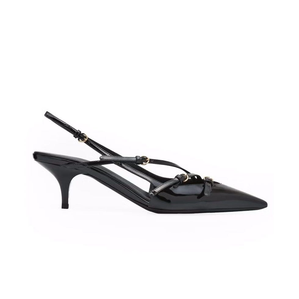 Patent Leather Slingbacks 