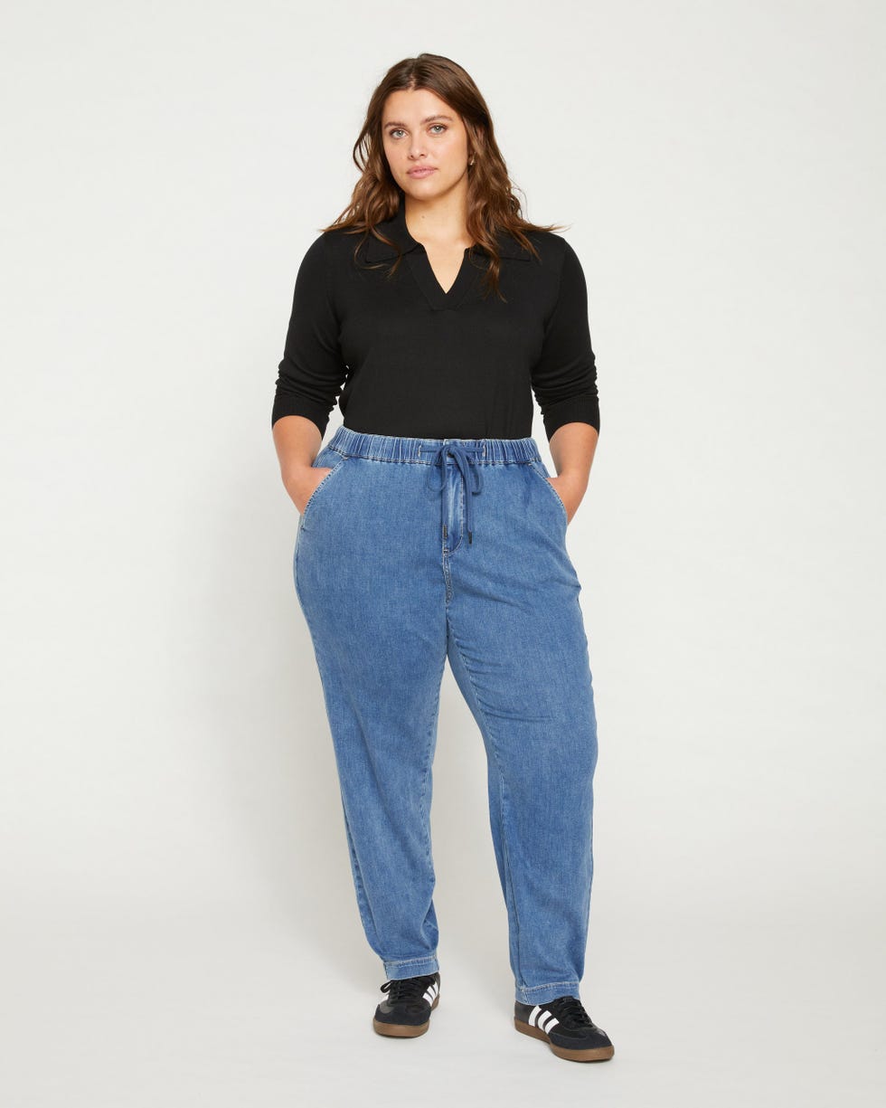 ComfortDenim Drawstring Jean Trouser