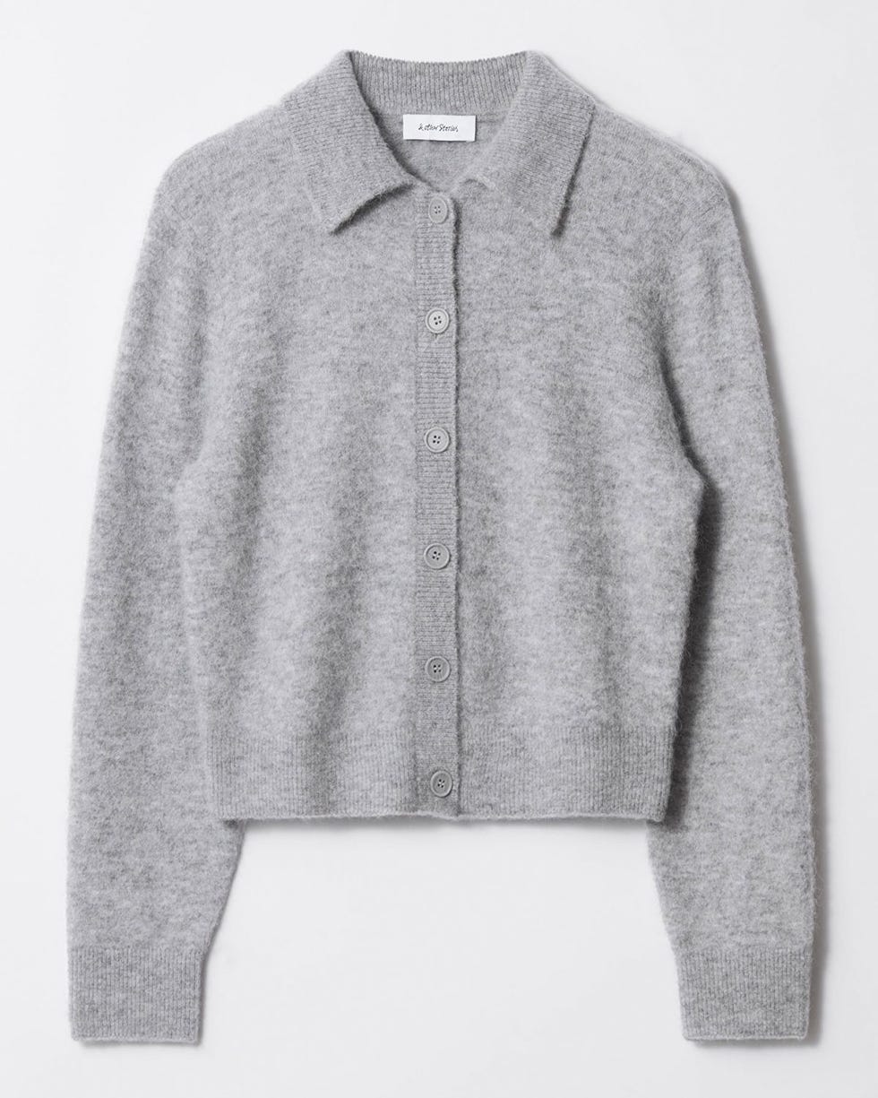 Collared Knit Cardigan
