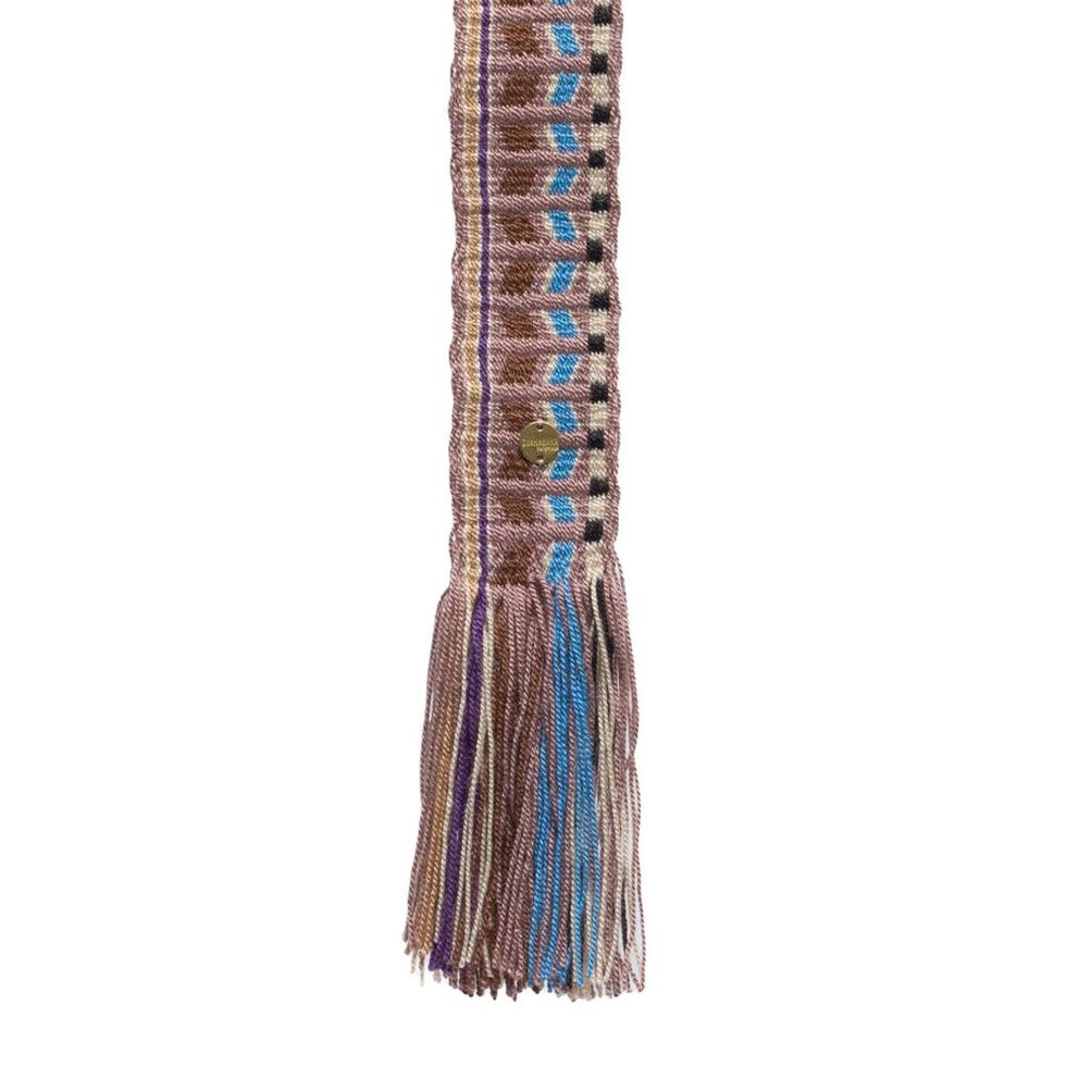 Woven fringe belt 