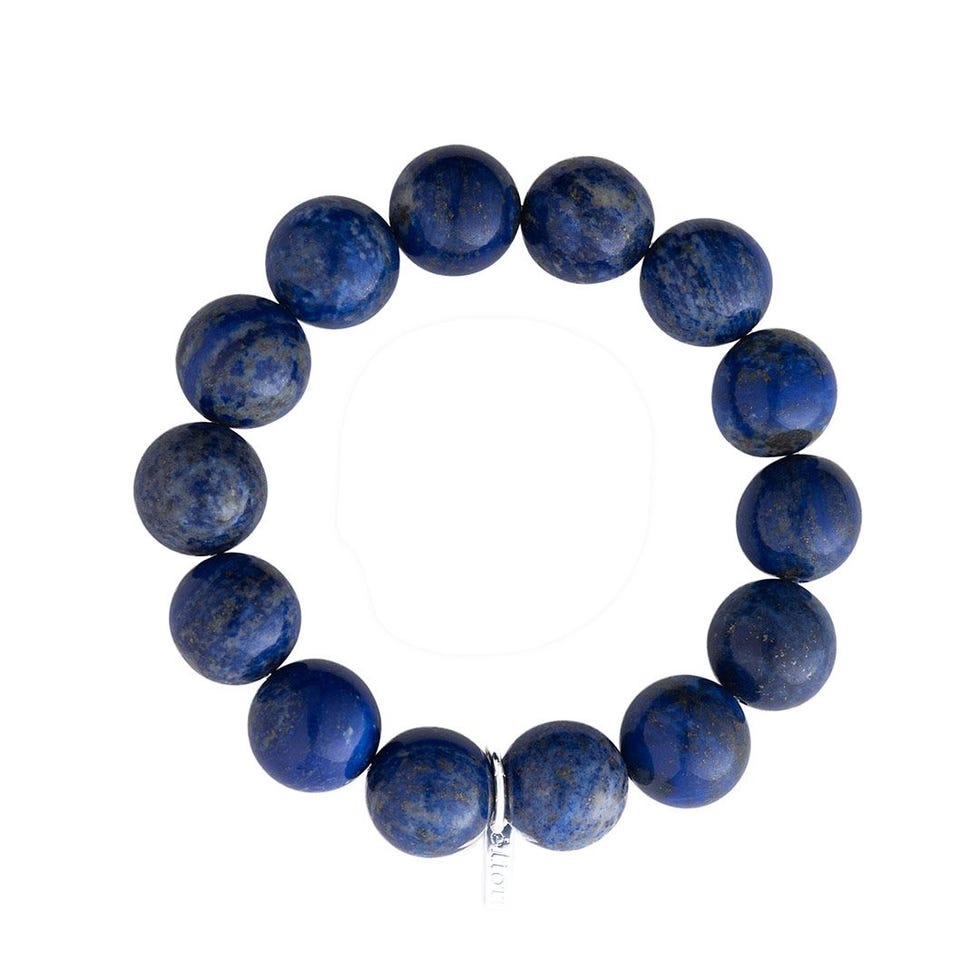 Indy Silver-Plated Lapis Lazuli Bracelet