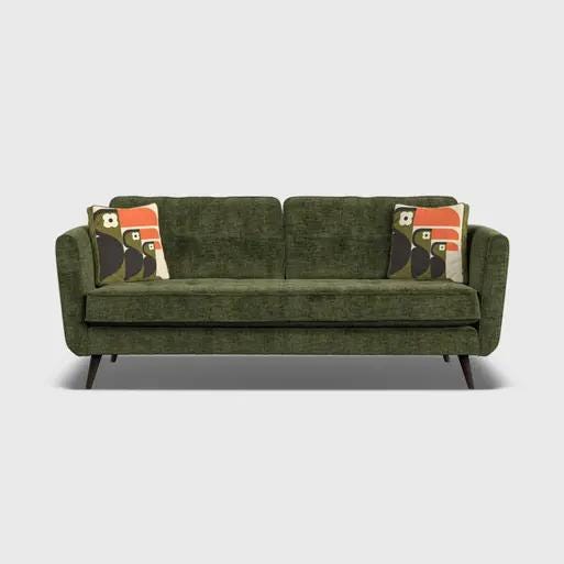 Ivy Large Fabric 3 Seater Sofa
