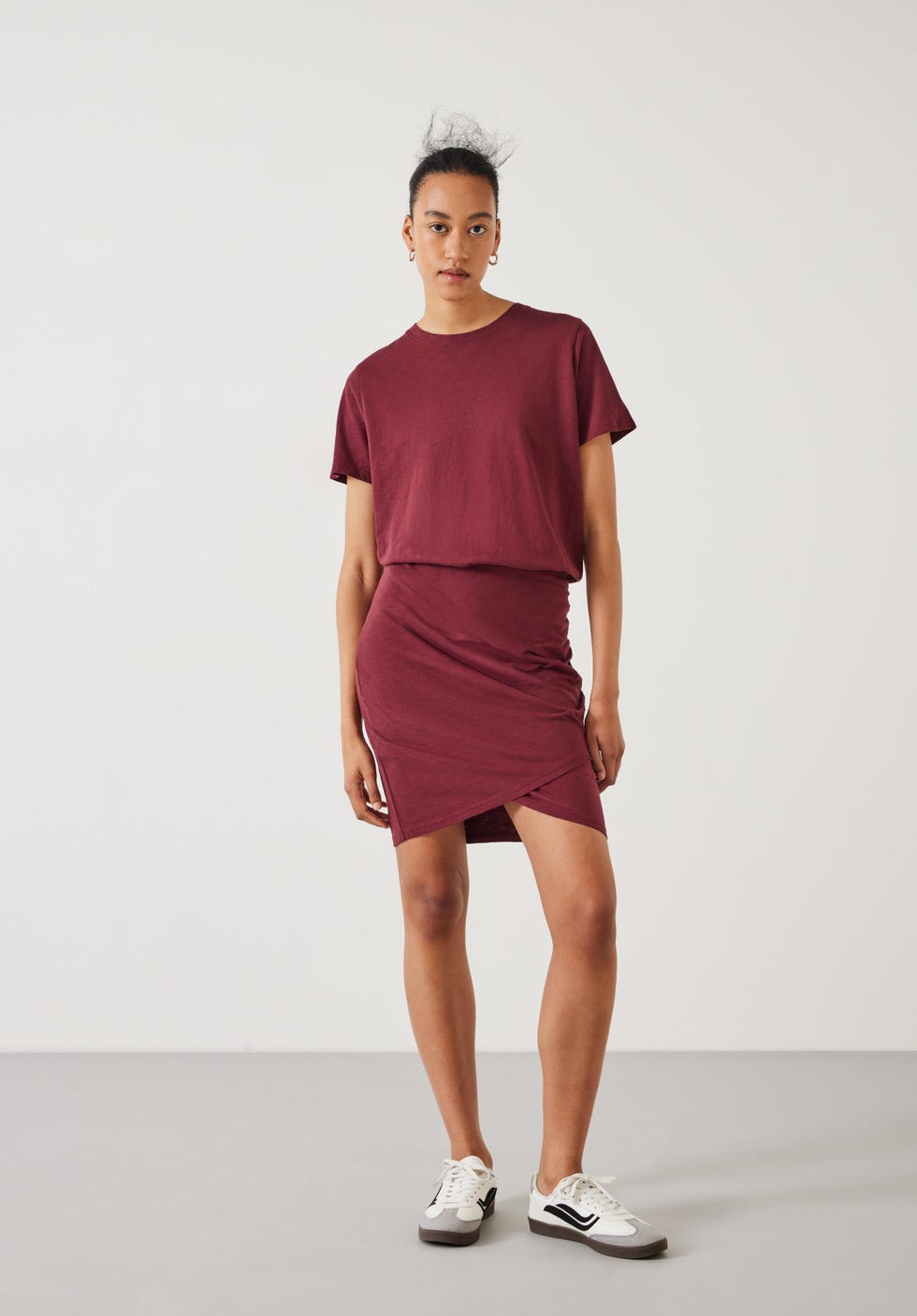 Marlie Cotton Jersey Mini Dress