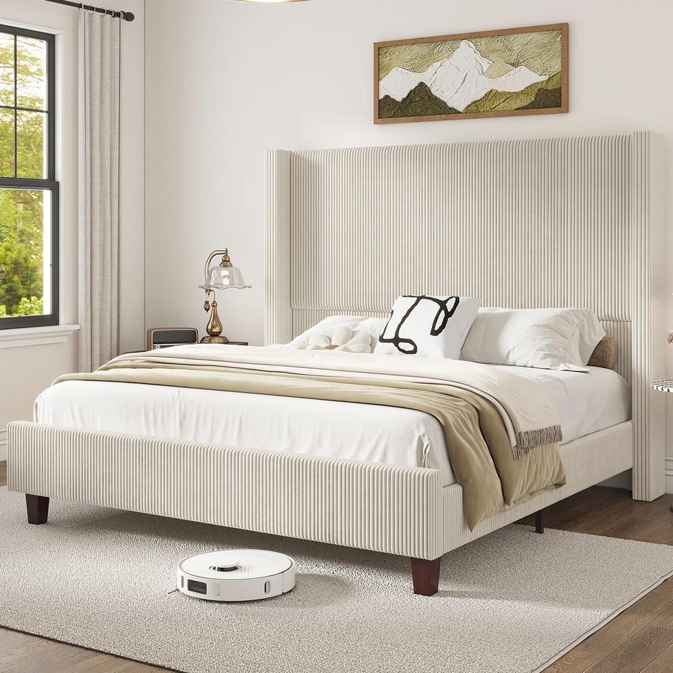 King Size Upholstered Bed Frame