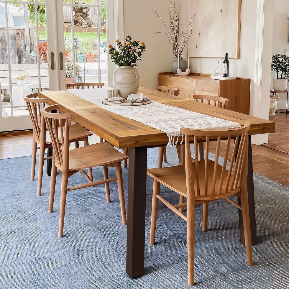 Acacia Wood Dining Table