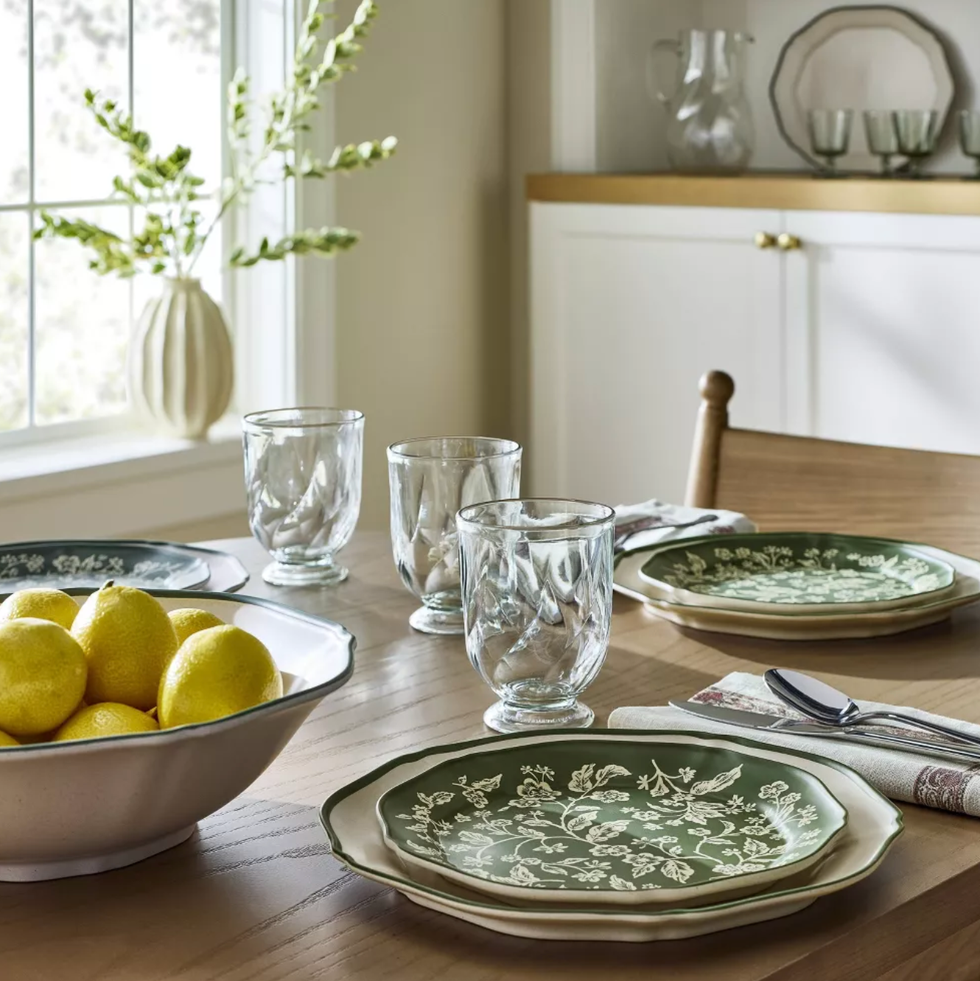 Melamine Floral Salad Plates Melamine Floral Salad Plates