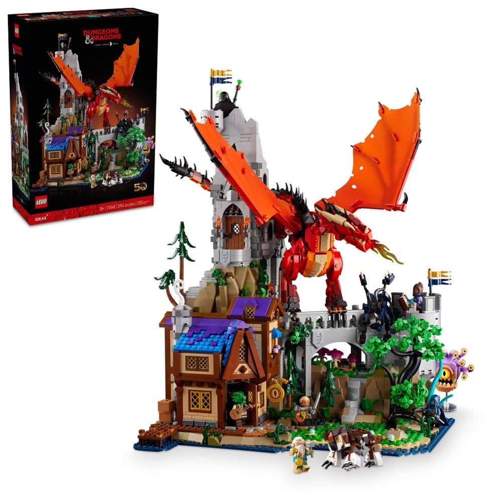 Ideas Dungeons & Dragons: Red Dragon’s Tale Building Set 