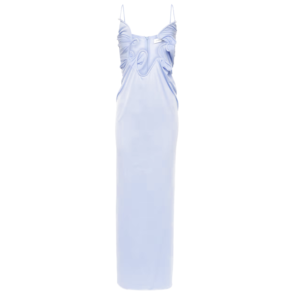 Molded Venus Mesh Maxi Dress