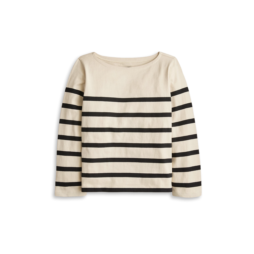 Classic Mariner Cloth Boatneck T-shirt in Stripe