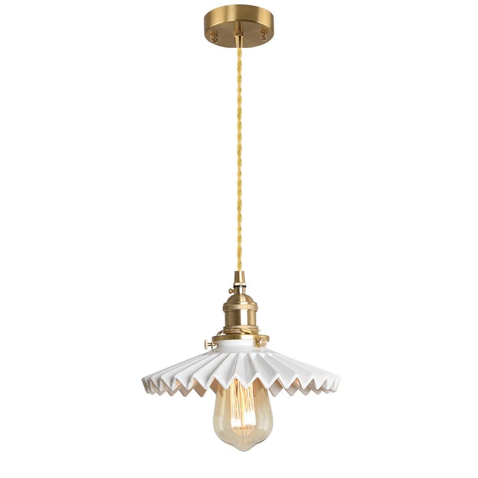 Fluted Pendant Light