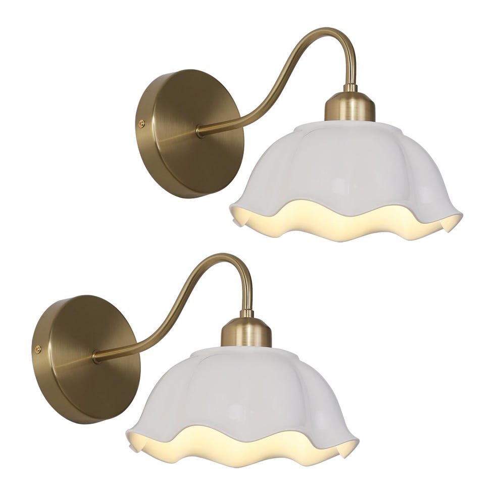 Pair of Ruffled Sconces